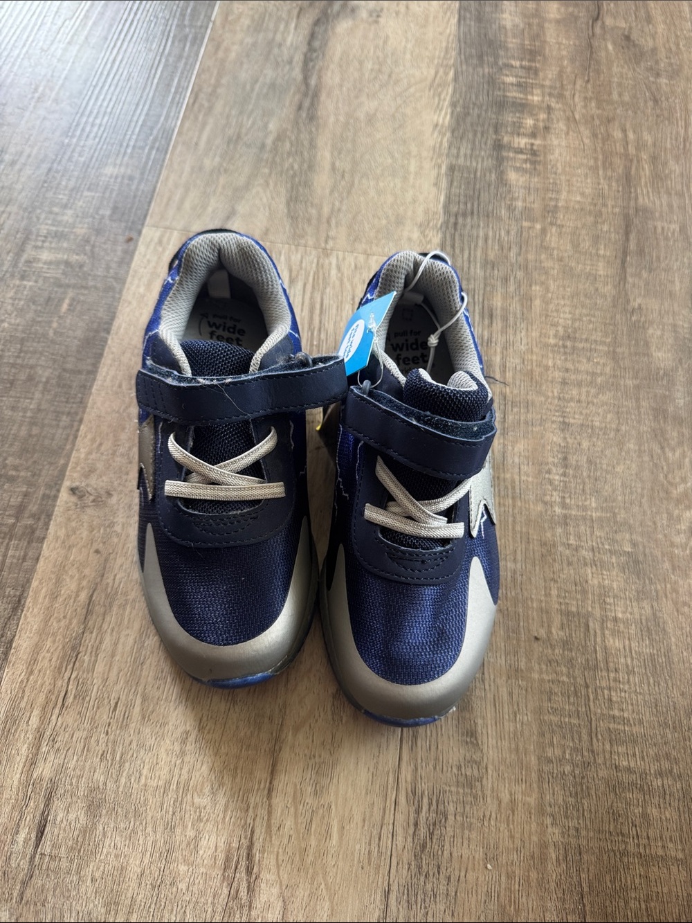 Stride Rite Kids Navy and Silver Athletic Sneakers